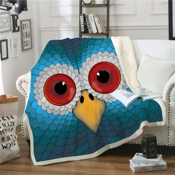 

BEST.WENSD A792 Drop Ship Winter Sherpa Blankets Printed Home lush Throw Blanket 150x200cm 130x150cm Manta Blankets for Beds