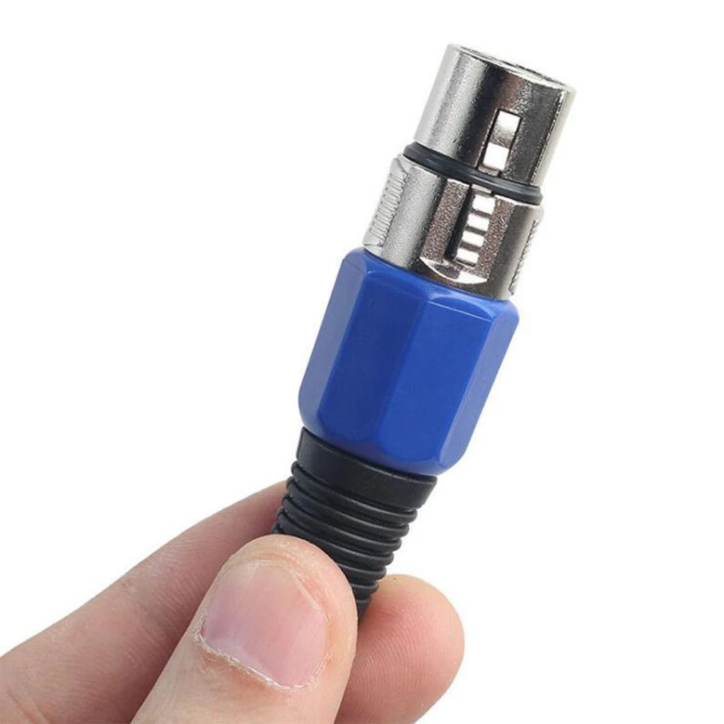 1.5 m 3 Pin XLR Female to 3.5mm Male Stereo Plug-In Audio Conversion Connector Adapter for Microphone Speaker Mixer