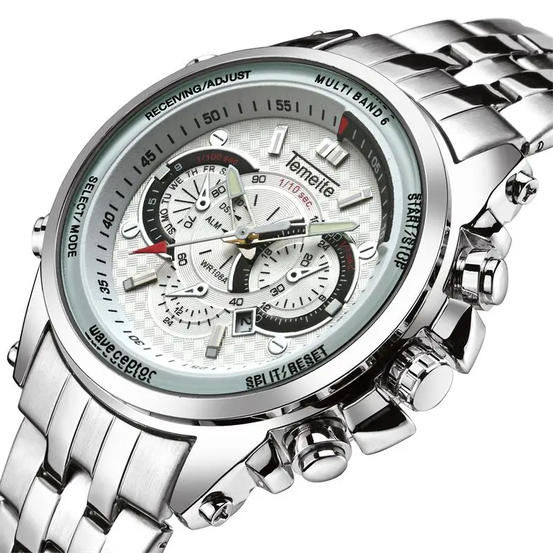 

TEMEITE 2019 Luxury Brand Watches Men Complete Calendar Fashion Sport Mens Watch Waterproof Quartz Wristwatch Relogio Masculino