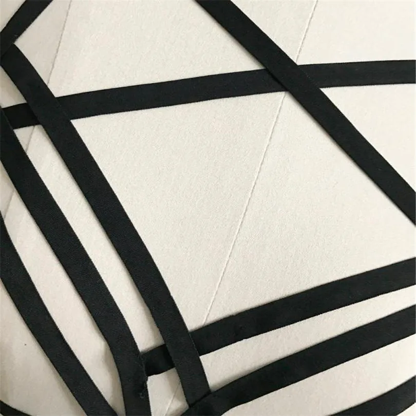 Hollow Out Sexy Underwear Elastic Bras For Women Cage Bra Strappy Halter Bra Bustier Top Bra Transparent Encaje Mujer 30OCT1407