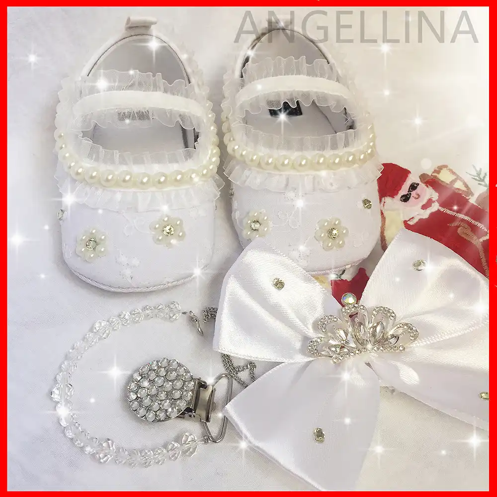 pearl baby shoes