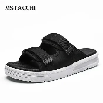 

MStacchi New Classics Genuine Leather Leisure Men's Summer Outdoor Open Toe Breathable Non-Slip Lightweight Beach Casual Sandals