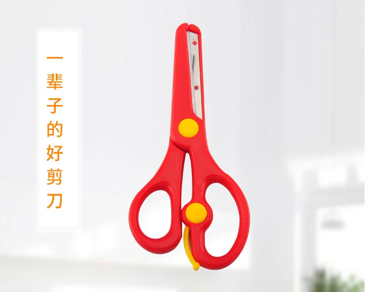 SOURCE Factory Production Students Safe Scissors Children Safe Scissors Students Manual Scissor Plastic Scissors