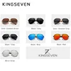 KINGSEVEN-lunettes de soleil polarisées pour hommes et femmes, en alliage de titane, verres de soleil pour pilote, nouvelle collection 2022 ► Photo 2/6