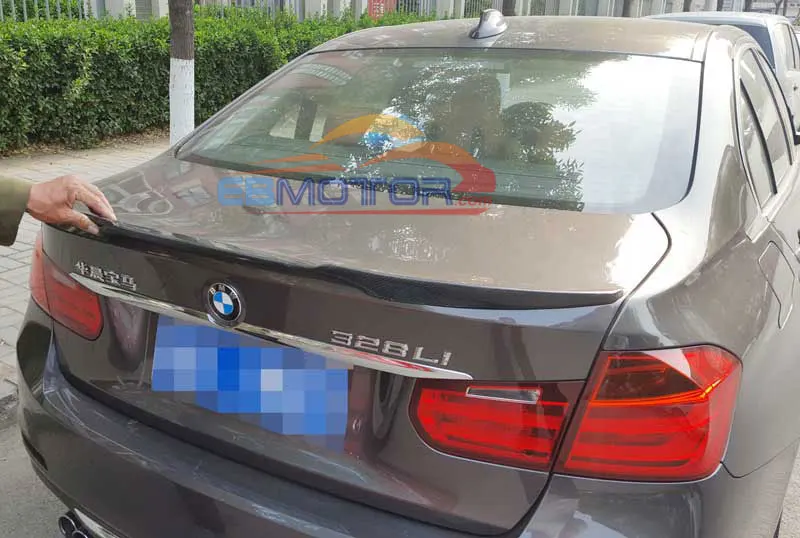 V Style Trunk Spoiler For BMW 3-Series F30 F80 M3 4D Sedan 2012UP