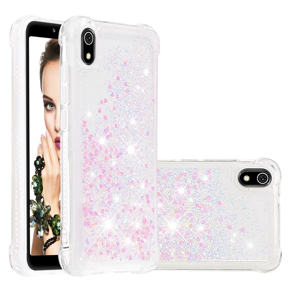 

Luxury Liquid Quicksand Phone Case For Xiaomi Redmi K20 K20 Pro Back Cover For Xiaomi 7A Glitter Star Soft TPU Bumper Capa Coque