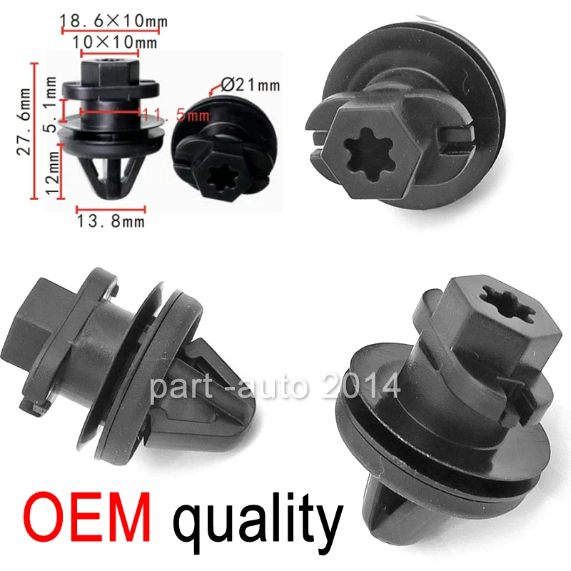 

10X/50x/100x OEM качественные фиксаторы дверной отделки для VW Golf Jetta Passat GTI 3AA868243A