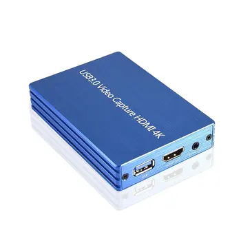 

HDMI Video Capture Device Video Game Recorder USB 3.0 4k Sound Card Decoder Hifi Amp 24bit Lossless Decoding Grabber
