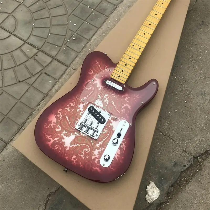 Активация Edición limitada de la guitarra Electrica personalizada de Brad Paisley, guitarra de tele superner de la fl