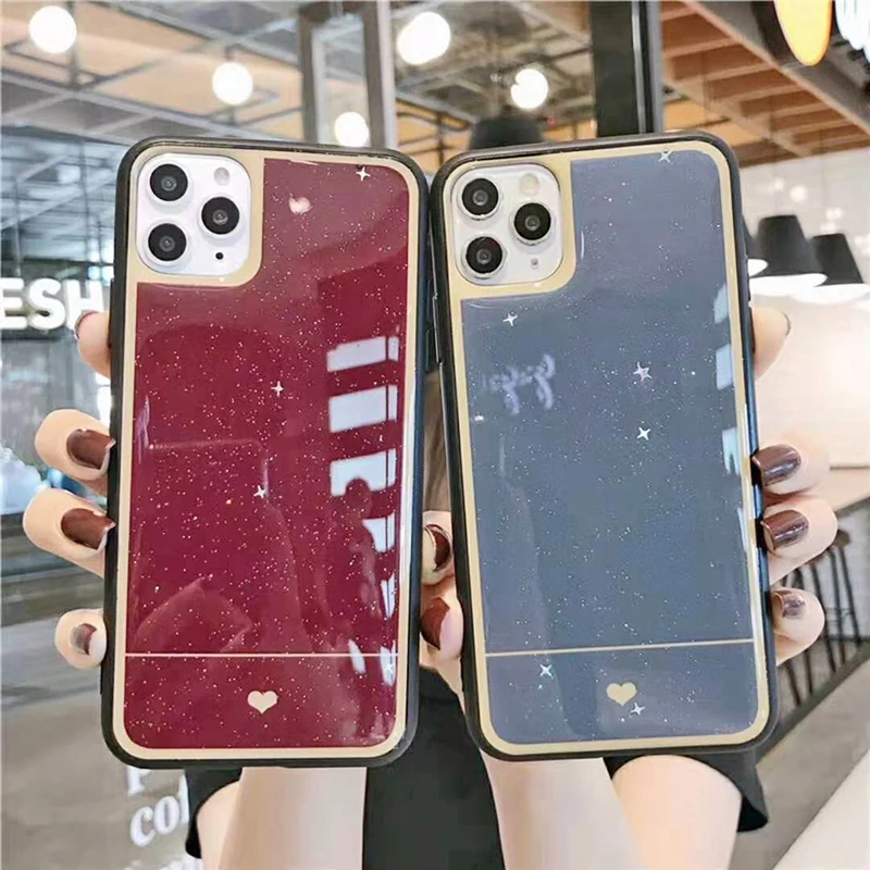 Любовь сердце звезды блестящий чехол для телефона samsung Galaxy S10 S8 S9 PLUS Note 9 10 Pro 5G Plus