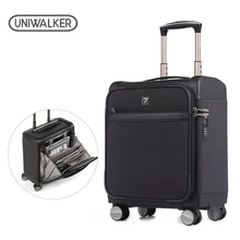 Uniwalker легкий Чехол для переноски Мягкий чехол для салона Спиннер нижнее сиденье багаж с замком TSA черный