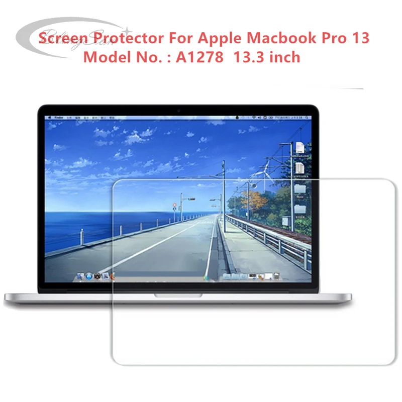 Precio bajo Protector de pantalla de ordenador portátil para Apple Macbook Pro 13,3 A1278, película de vidrio templado para Macbook Pro 13 DE 13,3 pulgadas KjwneRk5GJ6