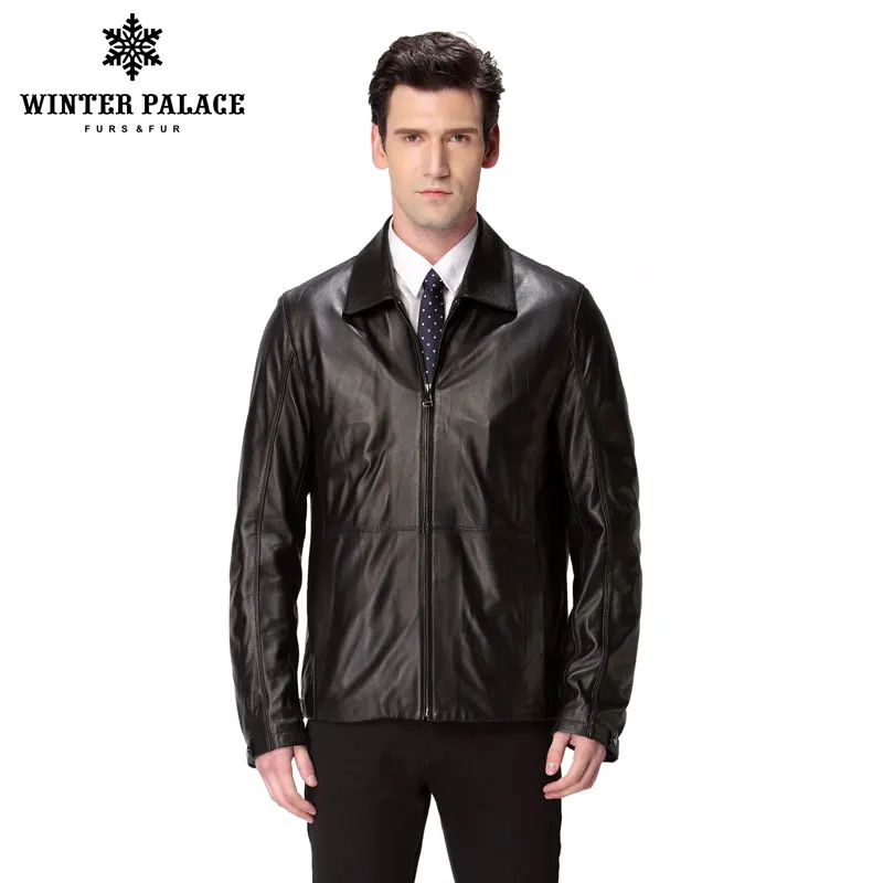 

Hot spring leather jacket men,Genuine Leather,Mandarin Collar,Sheepskin,Man coat,men's jacket,monclair jacket men,Brand clothing