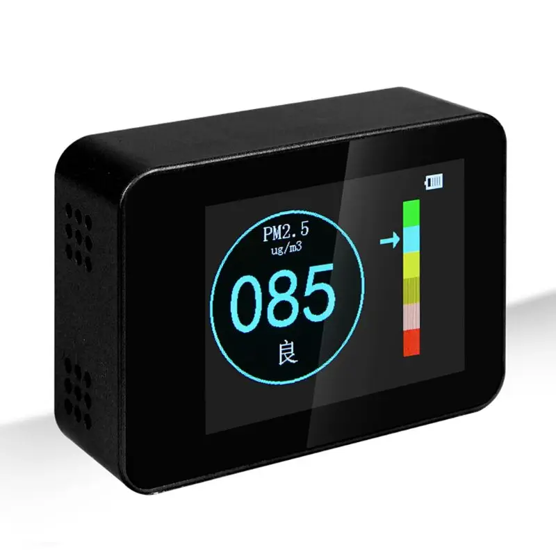 

Air Quality Tester Laser PM2.5 Detector Monitor Electrical LCD Screen Laser Sensor Gas Analyzer