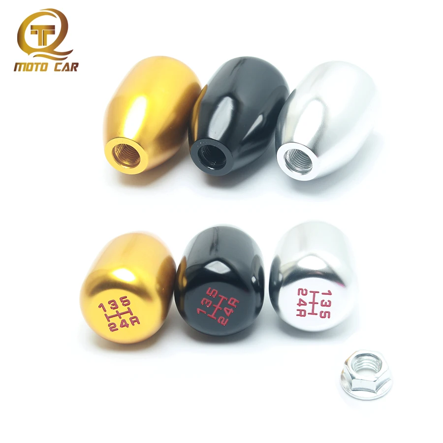

1PC Universal 10MM Car Gear Shift Knob Shifter 5 Speed Racing Car Manual Replacement Shift Lever Knob For Honda Civic Toyota