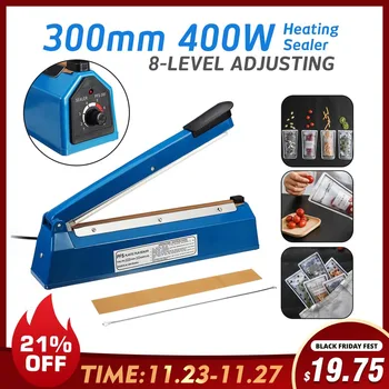 

220V Portable Sealing Machine Automatic Electric Food Vacuum Heat Manual Sealer Household Vacuum Food Packing Machine Kitchen To