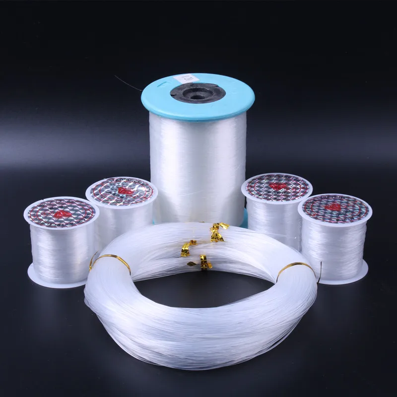 Прозрачная кристальная леска прозрачная ручная работа бисерное ожерелье