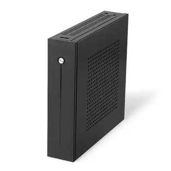 

ALLOYSEED E-T3 Mini-ITX Case Ultra Slim 0.8mm SECC Desktop Computer PC Chassis Cases HTPC Case Support Wall Mount