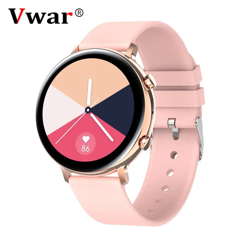 Смарт часы Vwar с Bluetooth и вызовом водонепроницаемые ЭКГ ППГ пульсометром для мужчин