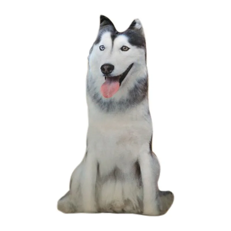 DIDIHOU 3D напечатанный симулятор собаки плюшевая игрушка подушка чучело животное собака плюшевая подушка чучела Мультфильм Подушка Дети кукла лучшие подарки