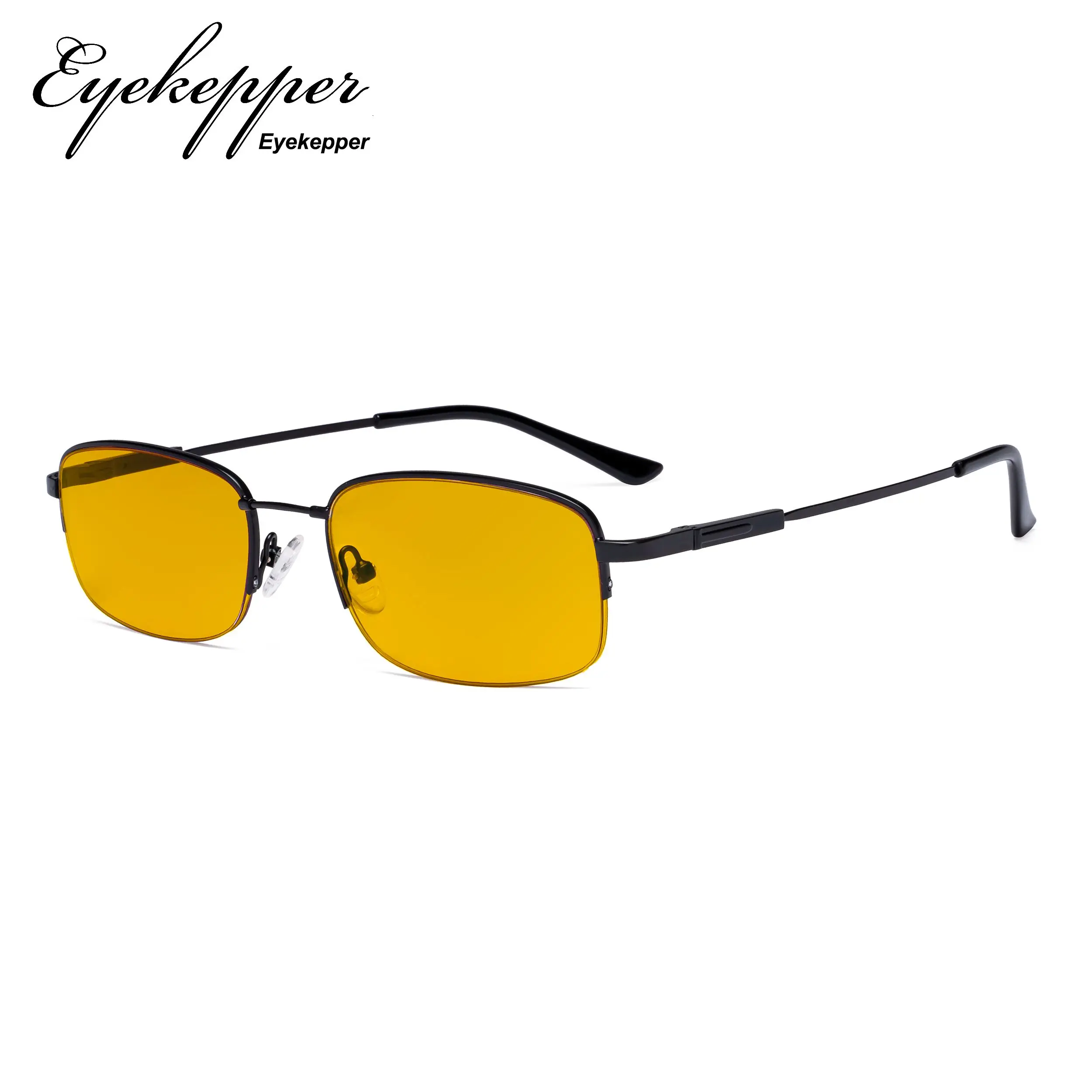 HP1704 Eyekepper очки для компьютера для мужчин и женщин-синий светильник, блокирующие очки для чтения с янтарным тонированным фильтром