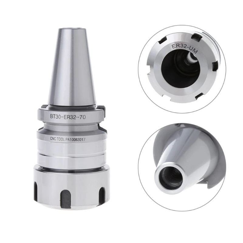 BT30 ER32-70L фрезерный цанговый патрон Держатель M12X1.75 держатель инструмента токарный станок с ЧПУ Прямая поставка поддержка
