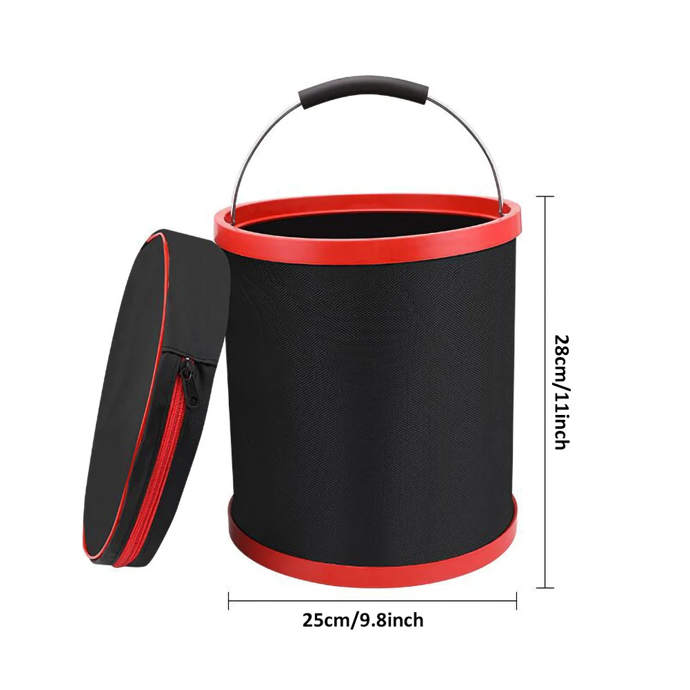 Lavagem de Carro Equipamento de Pesca ao ar Grande Balde Dobrável Casa Multi-função Portátil Livre 12l 5 balde casa multi-função portátil balde equipamento de pesca ao ar livre
