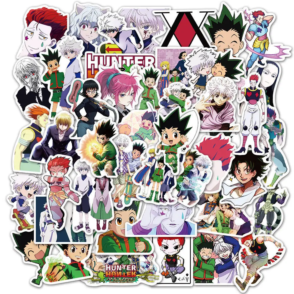 10/50/100 шт. аниме наклейки HUNTER X для детей подростковый чемодан скейтборд мотоцикл