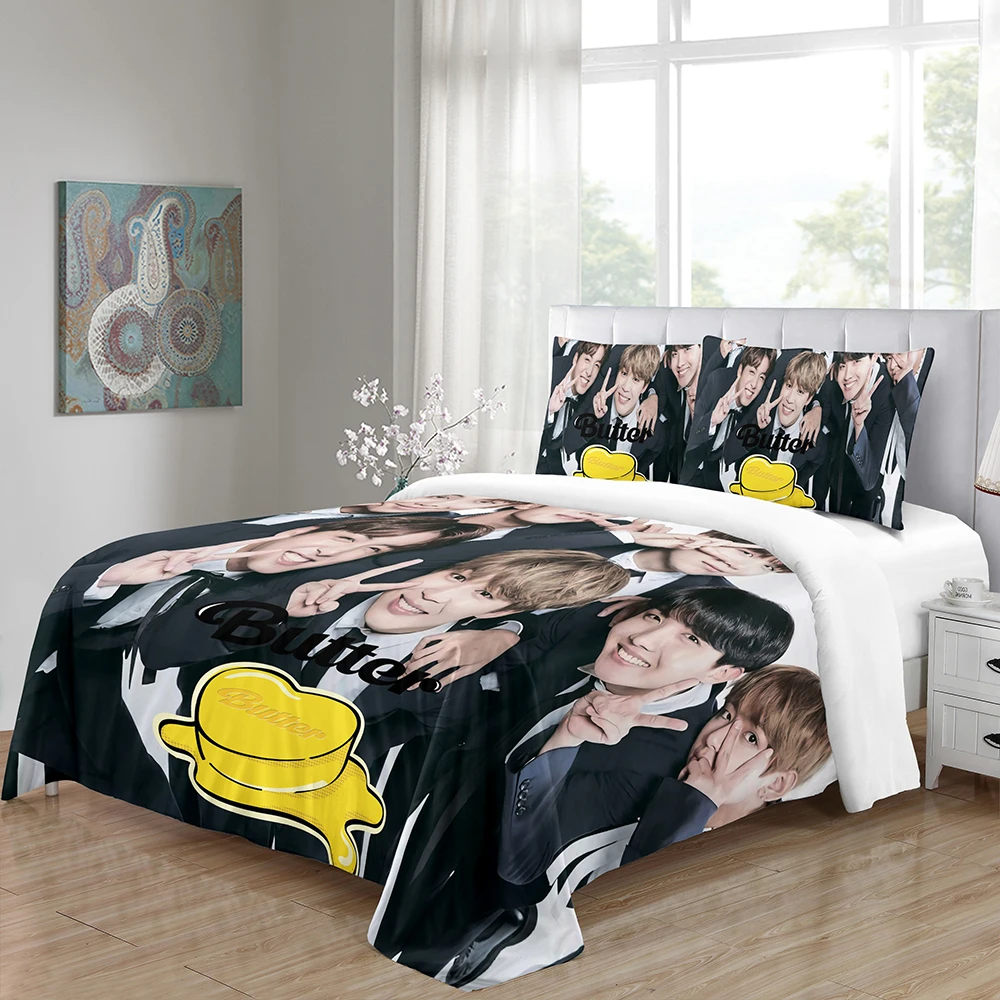 Комплект постельного белья Bangtan Boys комплект из 3 предметов пододеяльник с