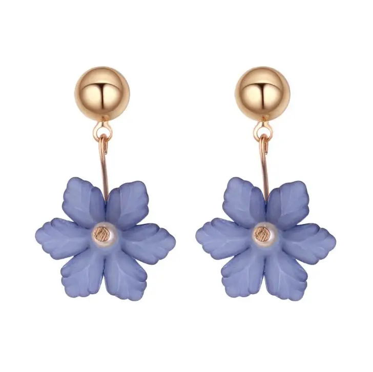 

Bohemia Exaggeration Dangle Earrings For Women Silk Thread Tassel Flower Long Chandelier Earrings