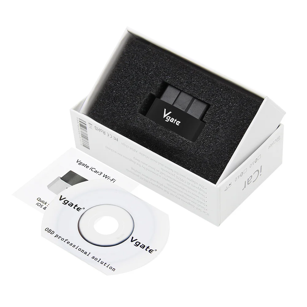 Vgate iCar3 ELM 327 V2.1 OBD2 Bluetooth Wi Fi сканер ELM327 ODB2 для Android/IOS iCar 3 OBD 2 автомобильный