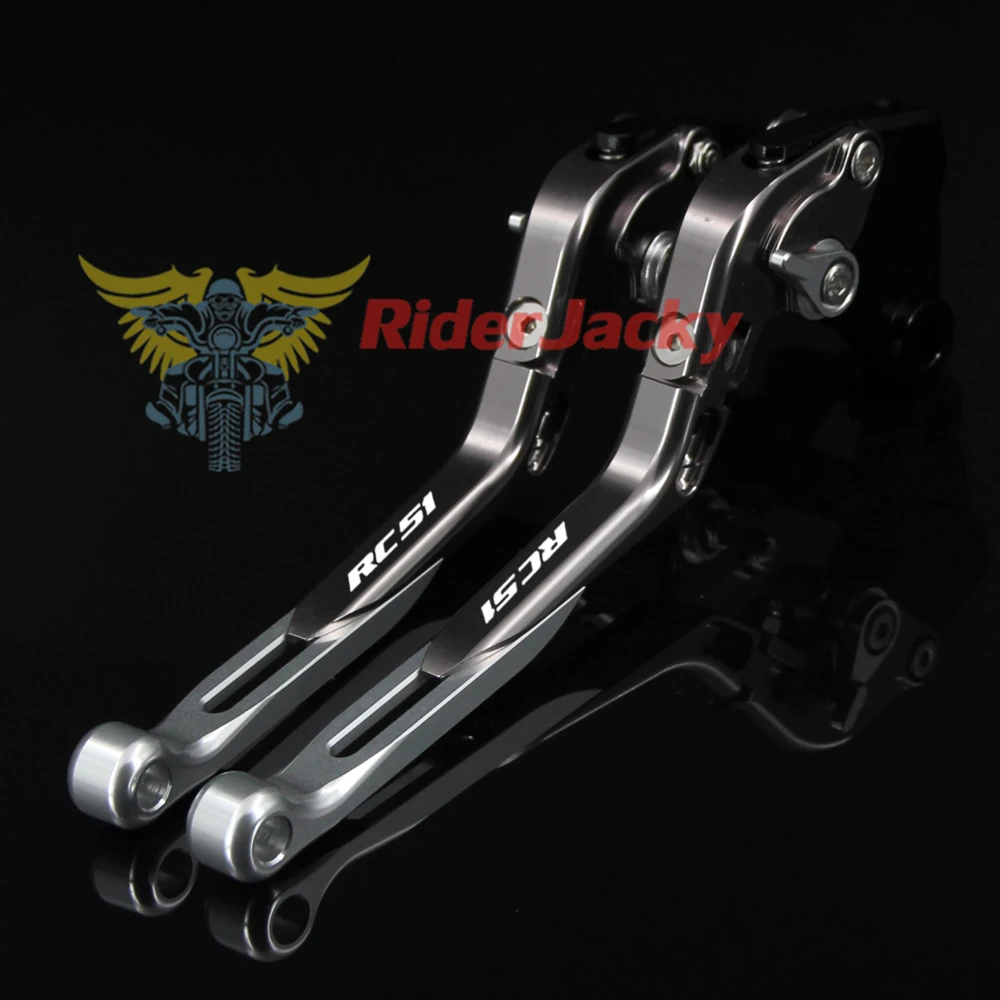 Щепка+ титан для Honda RC 51 RC51 / RVT1000 SP-1 / SP-2 2000-2006 04 2005 Складные выдвижные рычаги тормозной муфты мотоцикла с ЧПУ