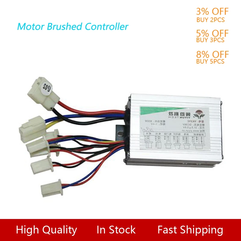 12V/24V/36V/48V 500/800W DC brushed motor controller Electric Bike Box for Bicycle Scooter E-bike Accessories hot sale | Спорт и