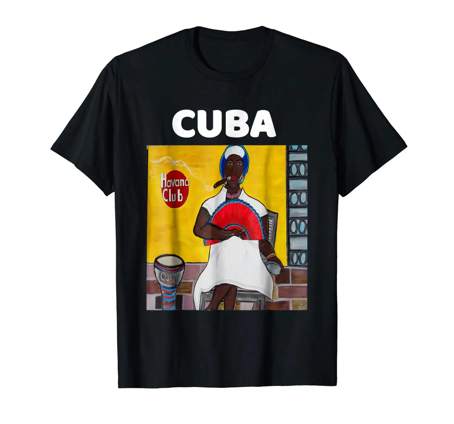 Cuba T Shirt Afro Cuban Cigar Tee Shirt 
