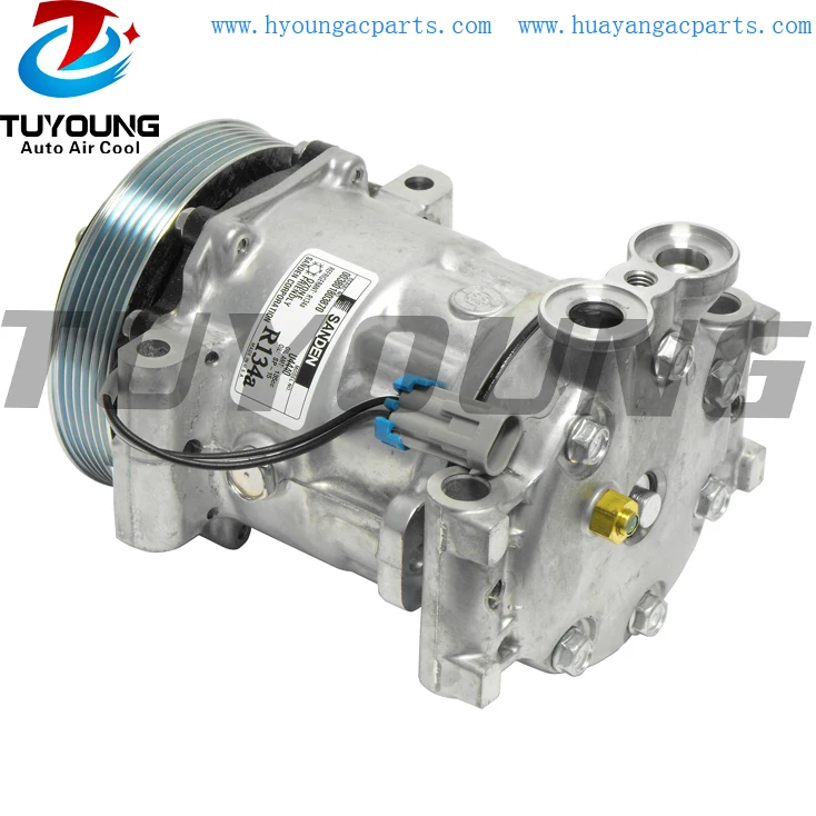 SD7H15 автомобильный компрессор кондиционера для Chevrolet C1500 Suburban 6.5L 5.7L Sanden 4406 3003646
