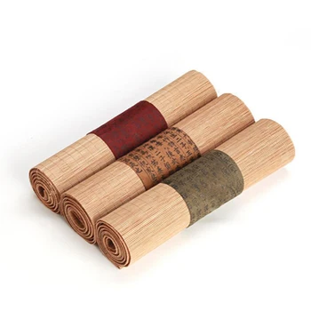 

Retro Bamboo Coffee Table Tea Table Mat 30*60cm Household Bamboo Table Flag European Cloth Special Offer Table Flag