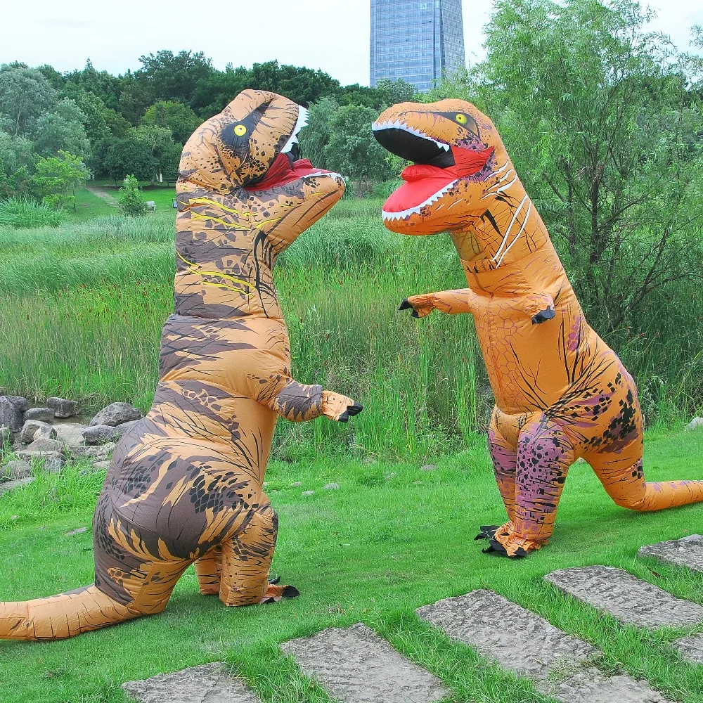 plus size cosplay T-REX Inflatable Children's Clothing  Jurassic Tyrannosaurus Rex Thanksgiving Christma Dinosaur Anime Cosplay Party Show winifred sanderson costume