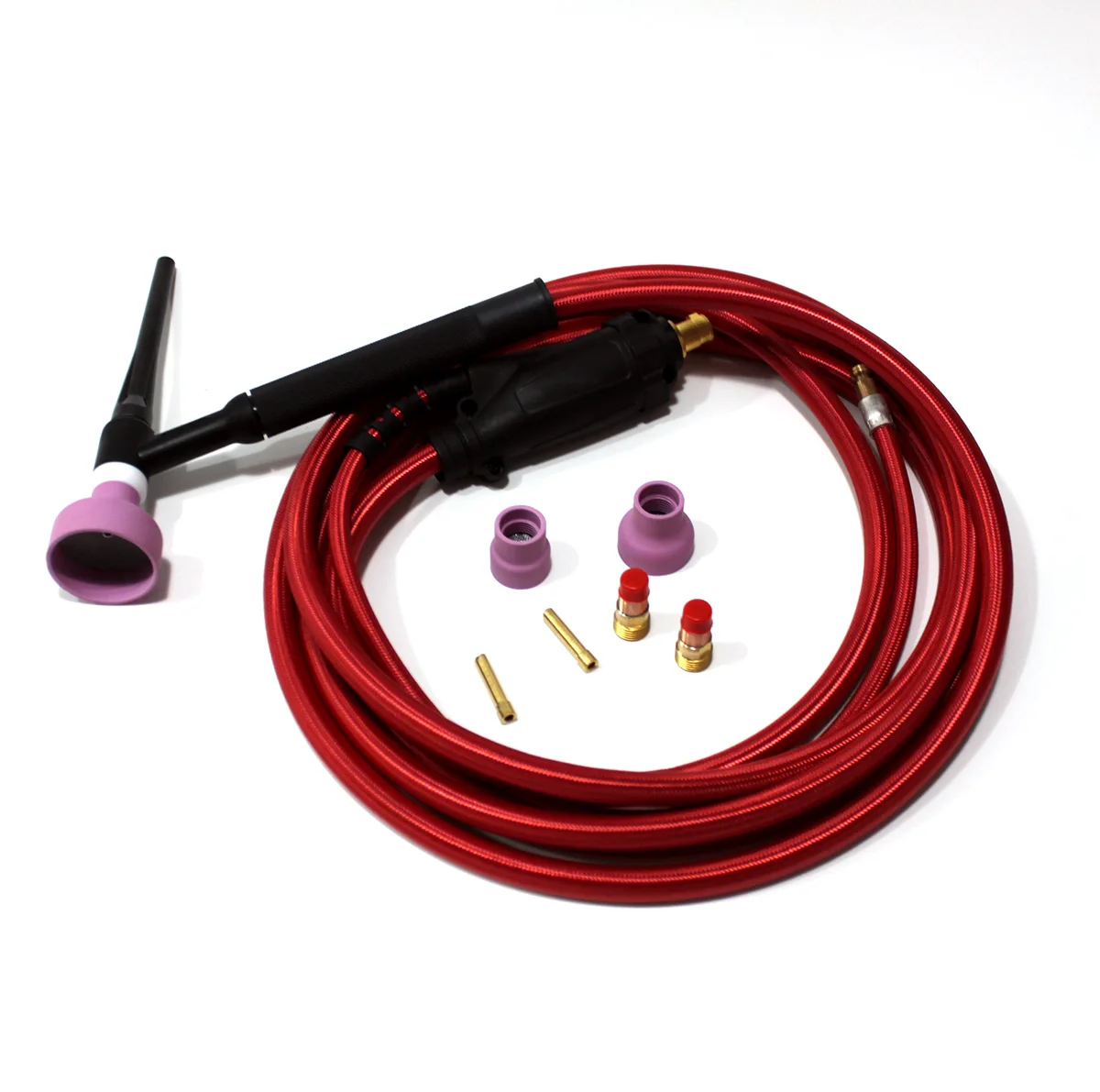 WP-17 Air-Cool 150A мягкий TIG сварочный фонарь с керамическим соплом большого диаметра