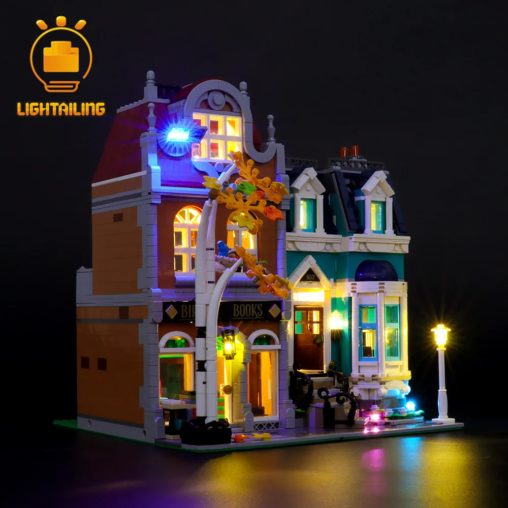 Lightailing Led Light Kit Voor 10270 Boekhandel Bouwstenen Set (Niet De Model) Speelgoed Voor Kinderen