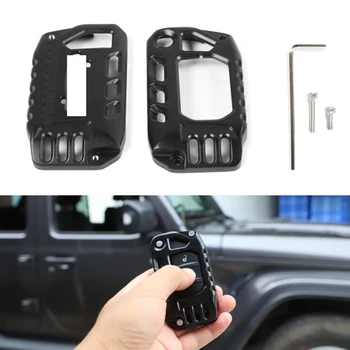 

Car Key Cover Decor Case Parts Accessories Black Protector Shell JL JT