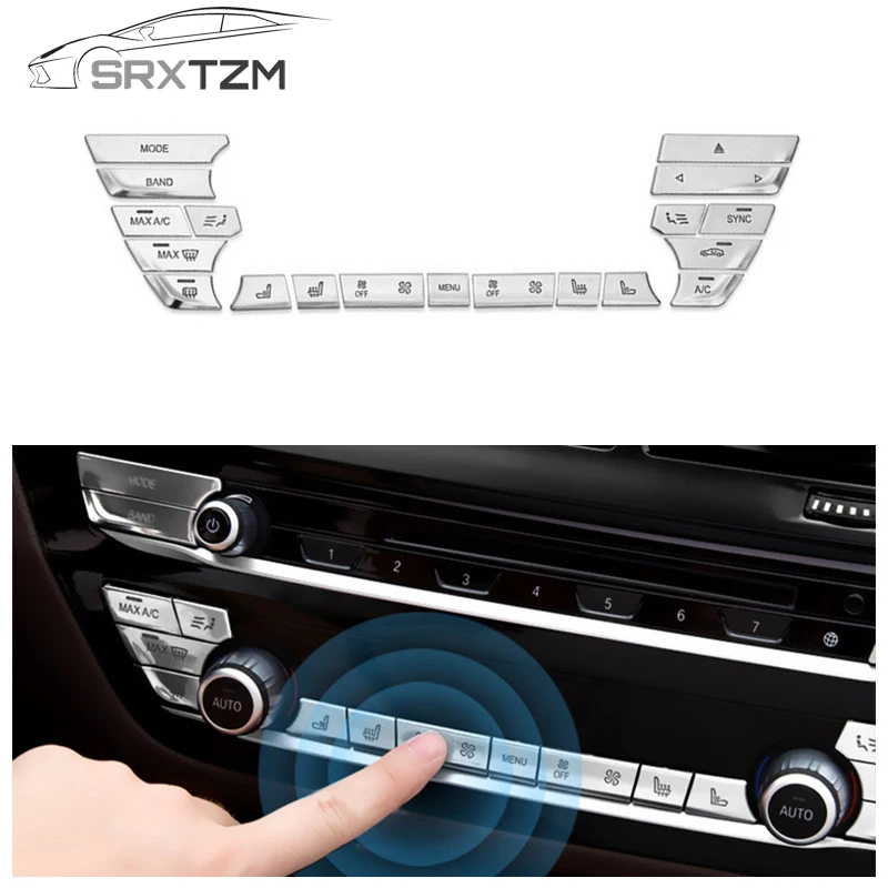 SRXTZM Новинка для BMW 5 серии 528 530 G30 540li 2018 ABS Хромированная Автомобильная центральная