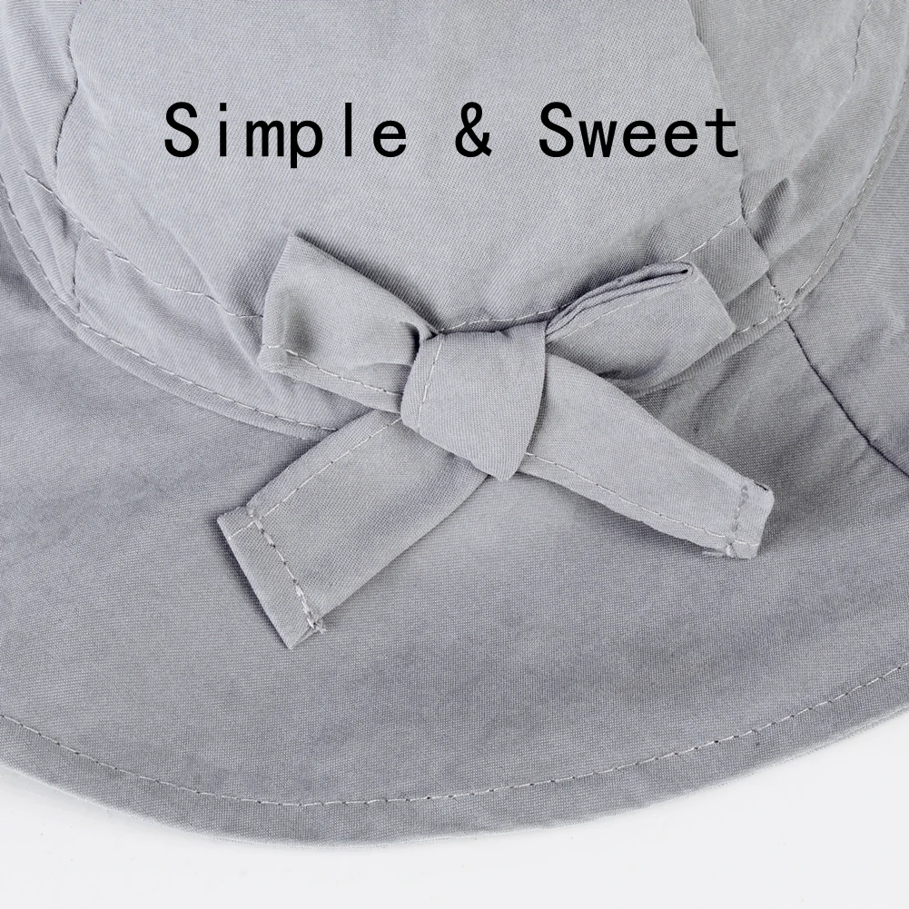Connectyle Baby Girls Sun Hat Wide Brim Lightweight Adjustable Packable UV Sun Protection Outdoor Travel Bucket Play Hat