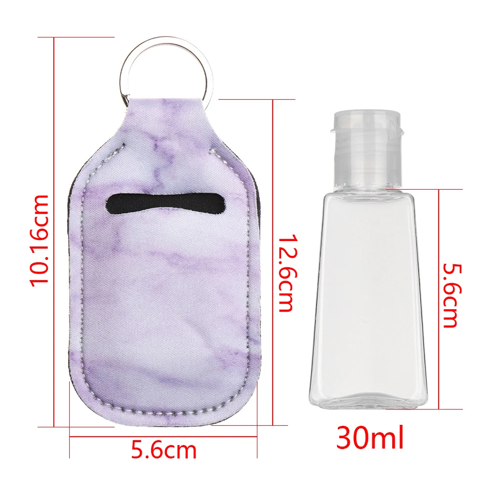 30ml Refillable Hand Sanitizer Bottle with Portable Keychain Holder – Compact Travel Co... - SKU CBGS1136 - UGI Packaging