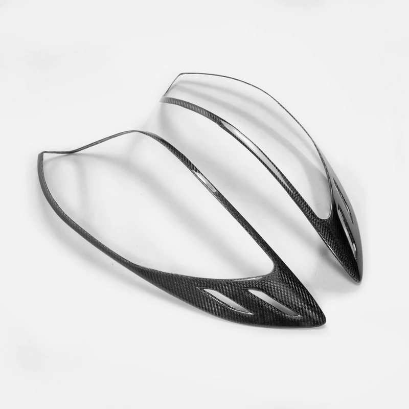 

Car-styling For Hyundai Veloster Carbon Fiber Rear Tail Light Brake Light Trim Glossy Finish Bumper Lamp Cover Part Kit