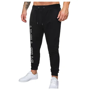 

Men's Joggers Trousers Plus Size Fashion Casual Soft Outdoor Sweatpants Running Drawstring Printing Slim Fit Long Sports Pants