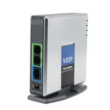 Разблокированный LINKSYS PAP2T-NA PAP2-NA VOIP телефон речевой адаптер с 2 FXS SIP порты VoIP адаптер Более advance PAP2T