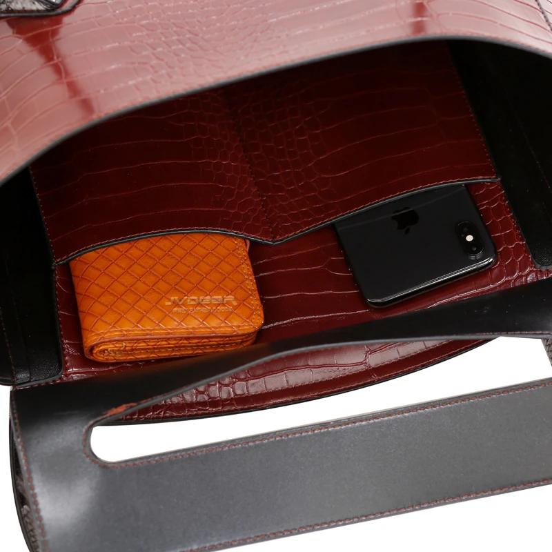 Bolsos Mujer Vintage Alligator Shoulder Bag For Women Luxury Handbags Women Bags Designer Female Chain Crossbody Bags Sac