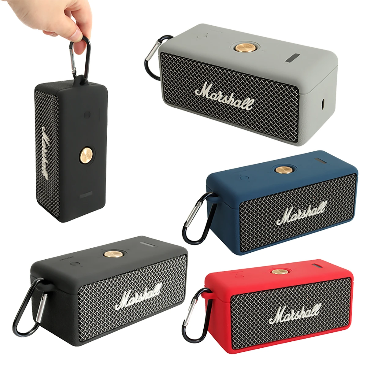 Silicone Protective Speaker Case For Marshall Emberton Protect Cover