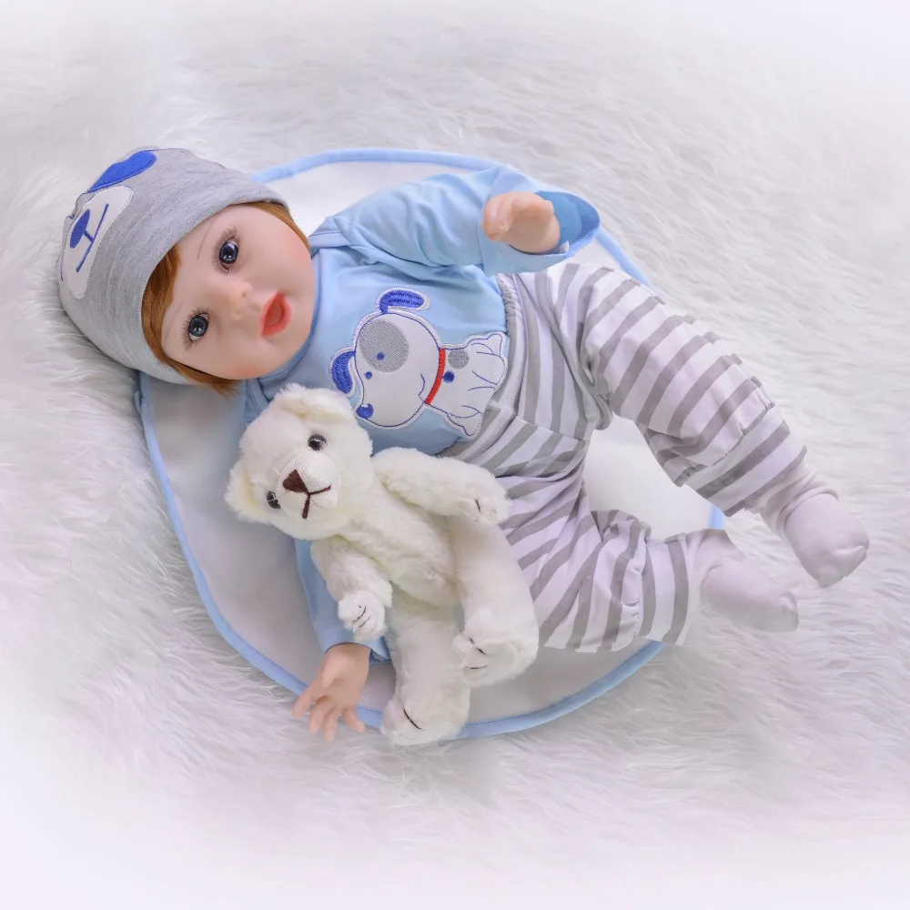 Bebe reborn menino кукла 2" силиконовая reborn baby Doll малыш мальчик ребенок настоящий живой bonecas подарок