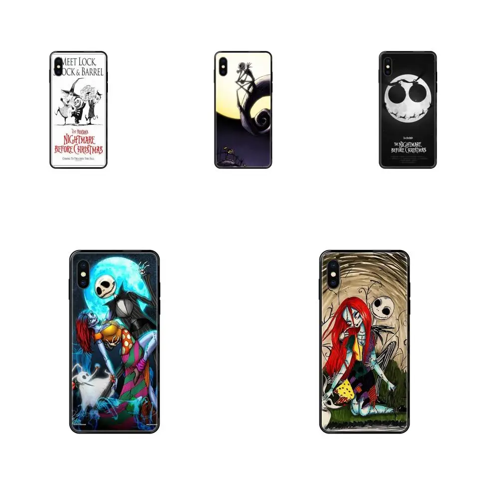 Чехол для телефона Jack Skellington и Салли черный мягкий чехол Huawei P8 P9 P10 P20 P30 P40 P Smart Lite Plus